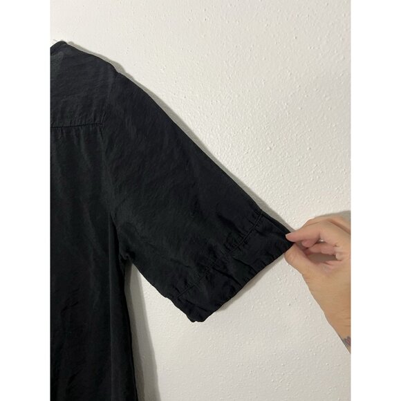 Cut Loose Black Dress Size Small Lagenlook Pockets - Picture 12 of 15